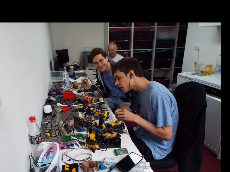 The tech team Dennis, Marvin and Christian - Illuminati Escape Berlin