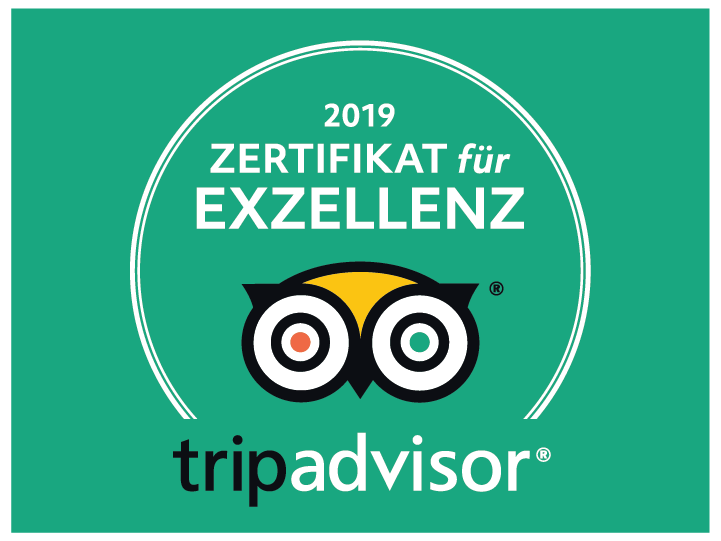 TripAdvisor Zertifikat für Exzellenz
